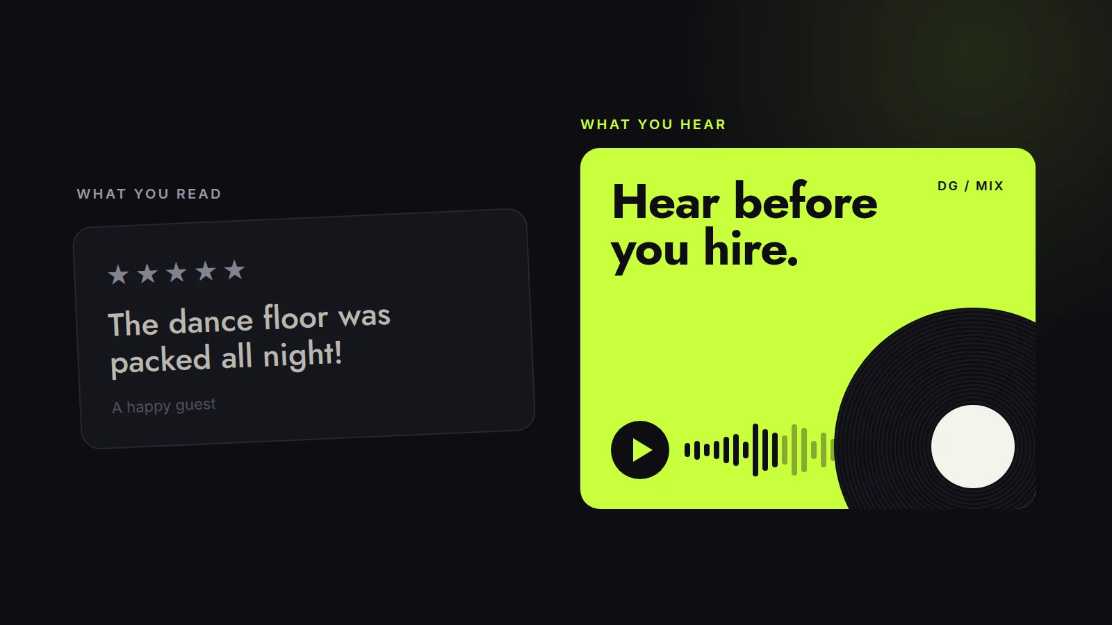 5 Ways a DJ's Mix Tells You More Than a Glowing Testimonial Ever Could